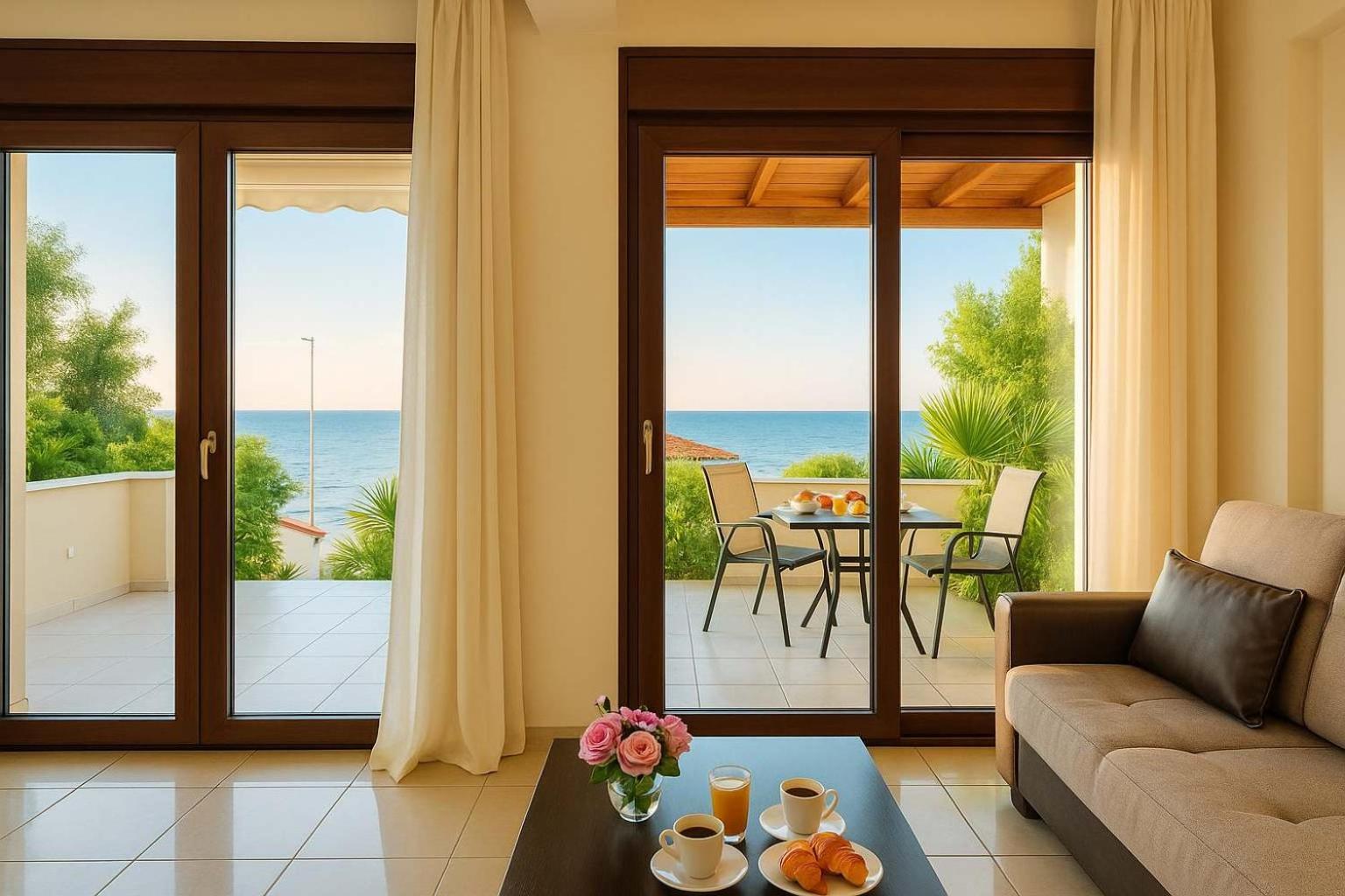 Villa Armonia - Beachfront Majestic Retreat Petalídhion Esterno foto